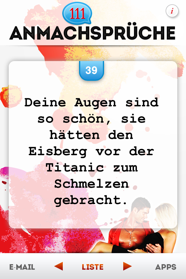 App Shopper 111 Anmachsprüche Immer einen coolen Spruch zum